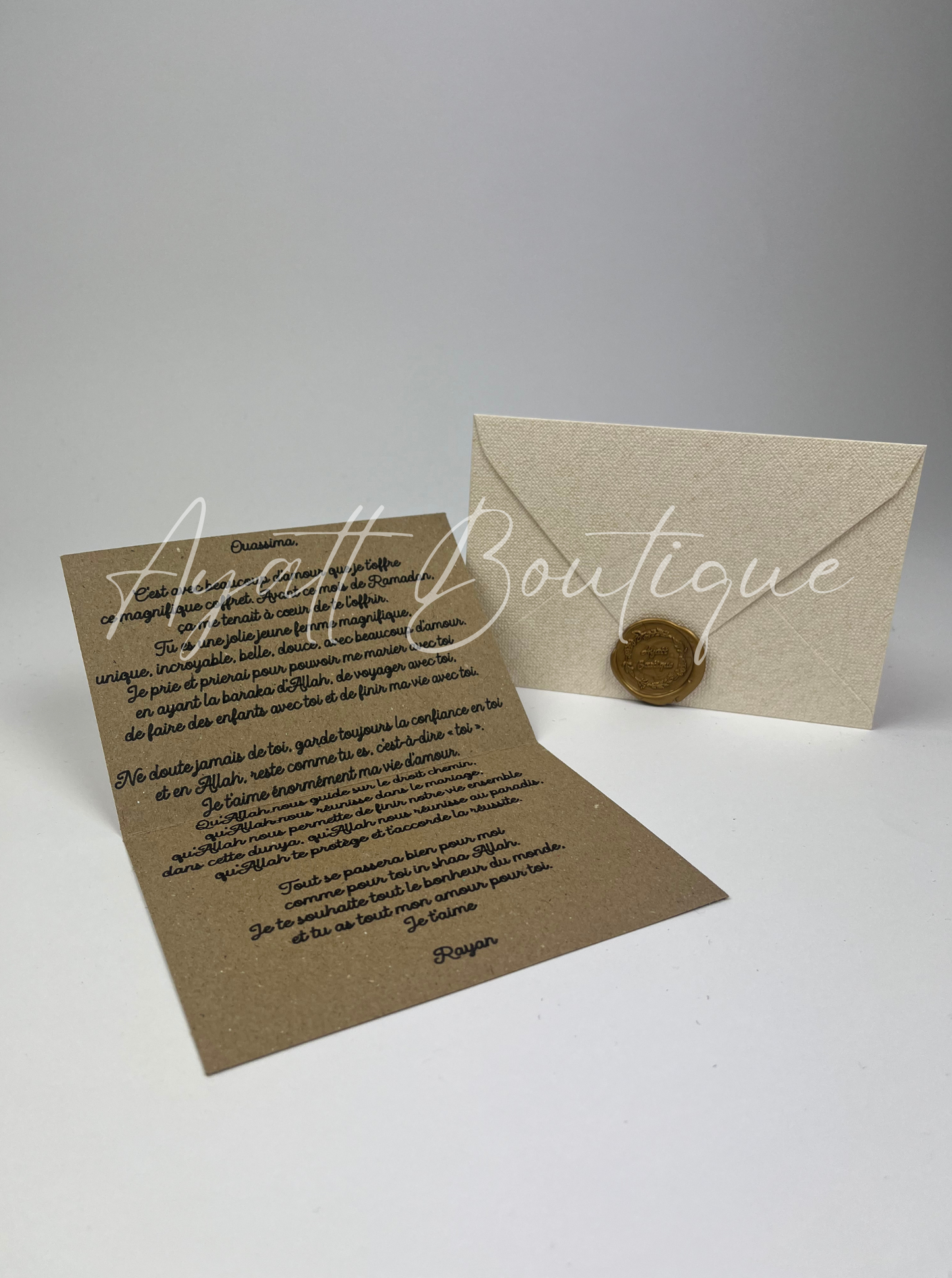 COFFRET KHADIJA GRIS-BLANC