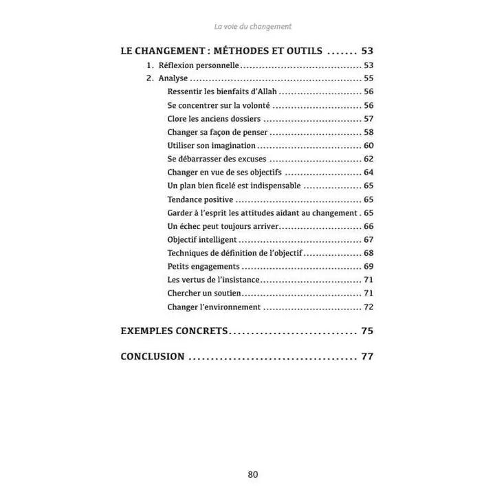 La voie du changement, de Dr ‘Abd al-Karîm Bakkâr Ayattboutique