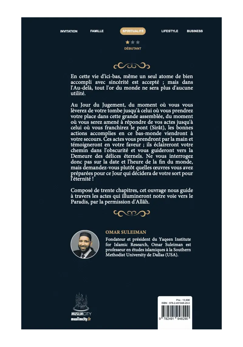 Le Jour du Jugement : 30 actes qui illumineront votre chemin - Omar Suleiman - MuslimCity Ayattboutique