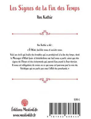 Les signes de la fin des Temps - volume 1 - Ibn Kathir - MuslimLife Ayattboutique