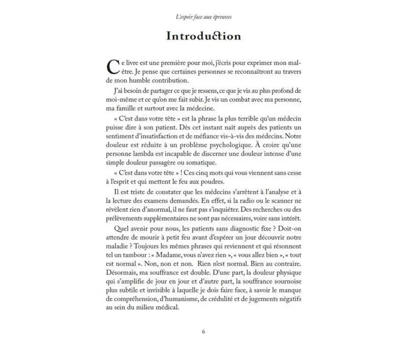 L'espoir face aux épreuves : Le récit de ma vie de Souffrances et d'éspérances Ayattboutique