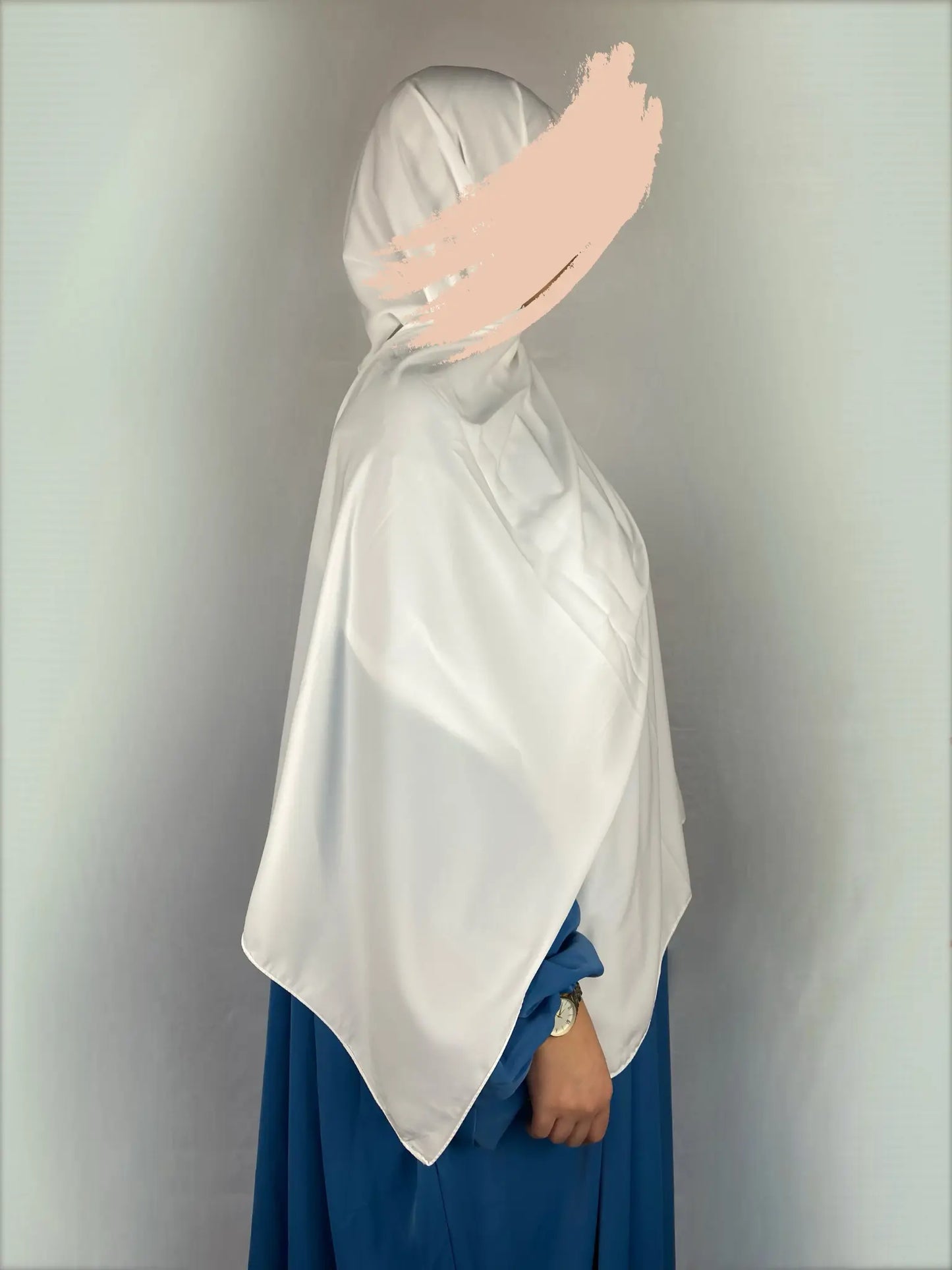 Hijab soie de Médine blanc - Ayattboutique
