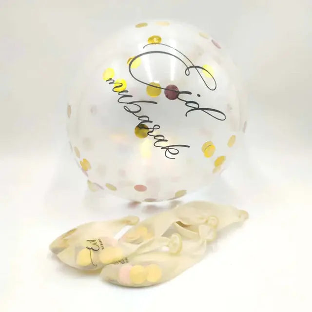 Ballons glonflable x6 (coloris au choix) Ayattboutique