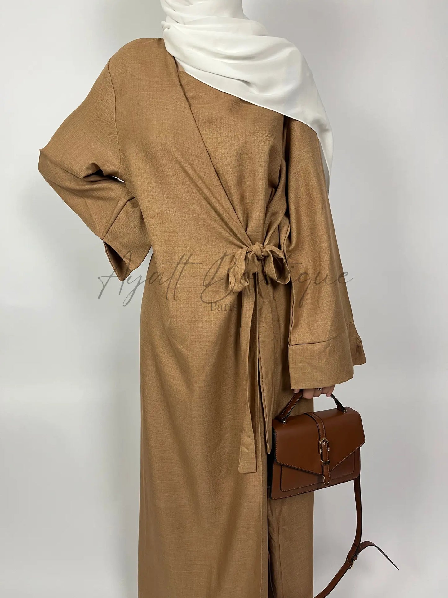 ABAYA JOULIA CARAMEL Ayattboutique