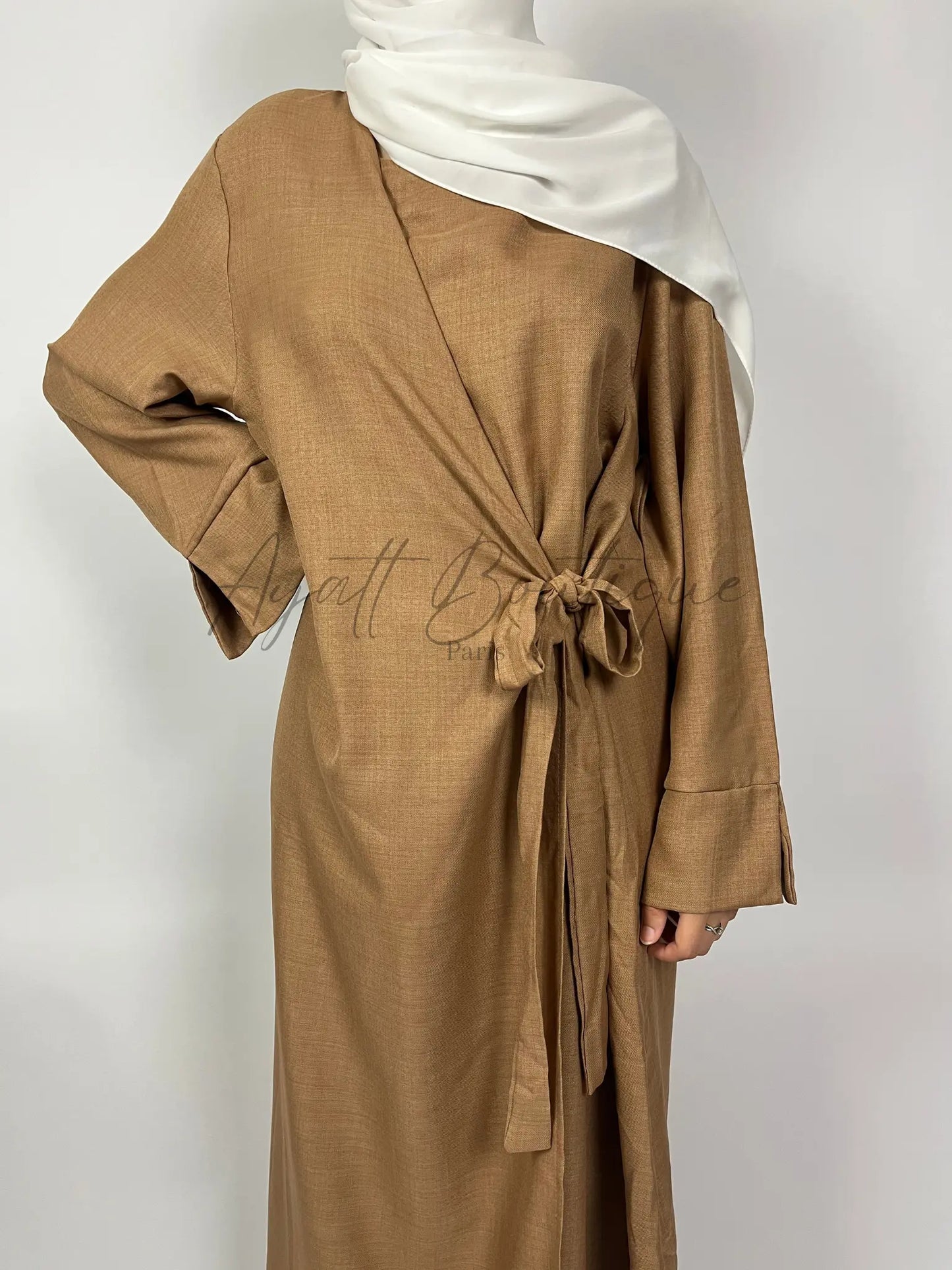 ABAYA JOULIA CARAMEL Ayattboutique