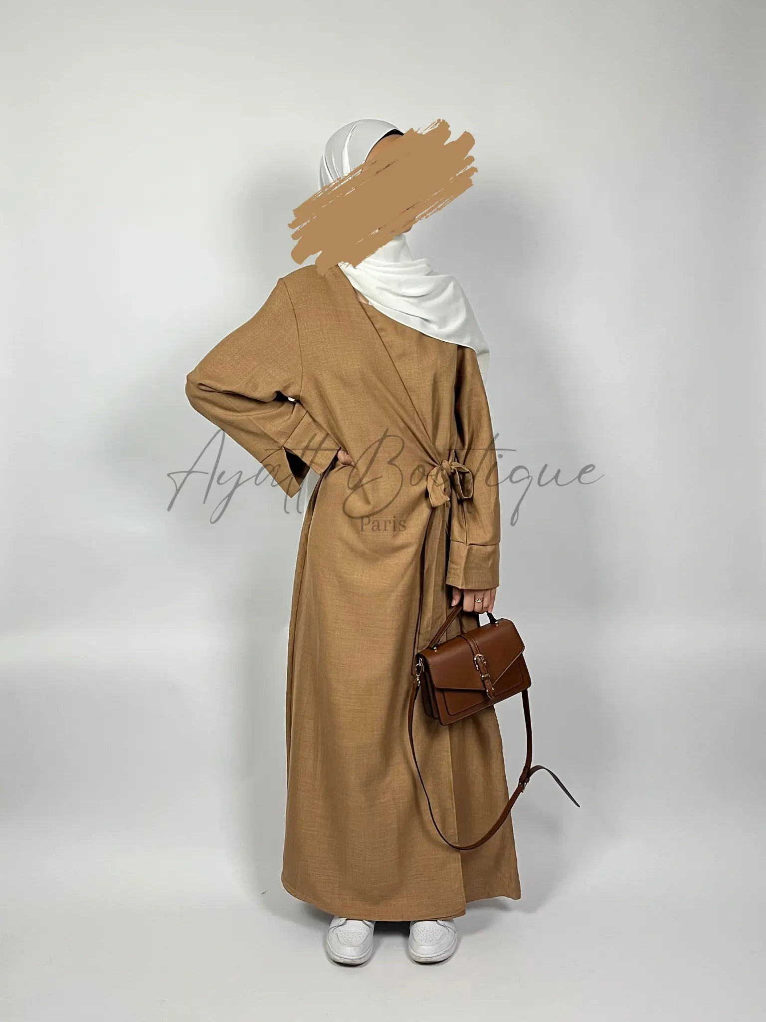 ABAYA JOULIA CARAMEL Ayattboutique