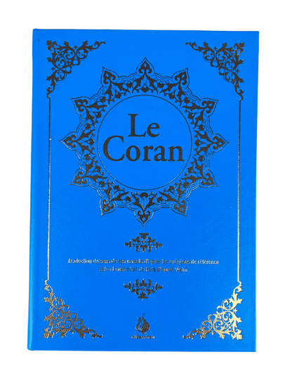 Le Coran avec Traduction Française Bleu