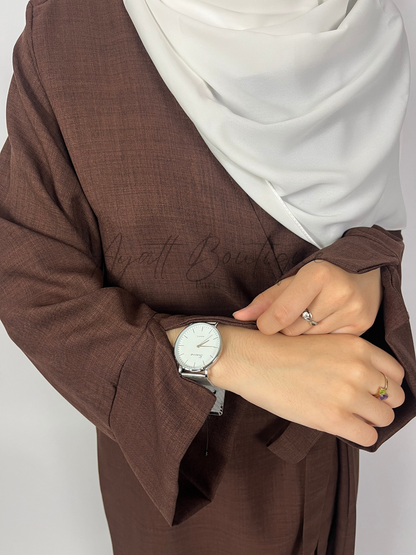 ABAYA JOULIA MARRON