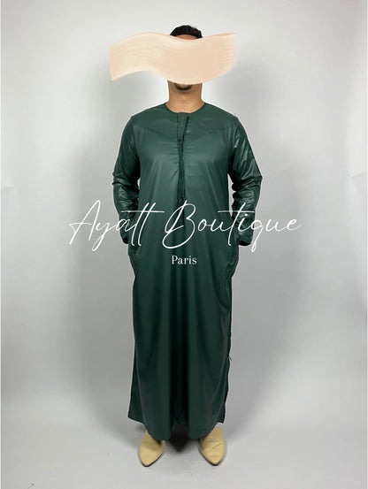 QAMIS KARIM VERT (AVEC PANTALON) Ayattboutique