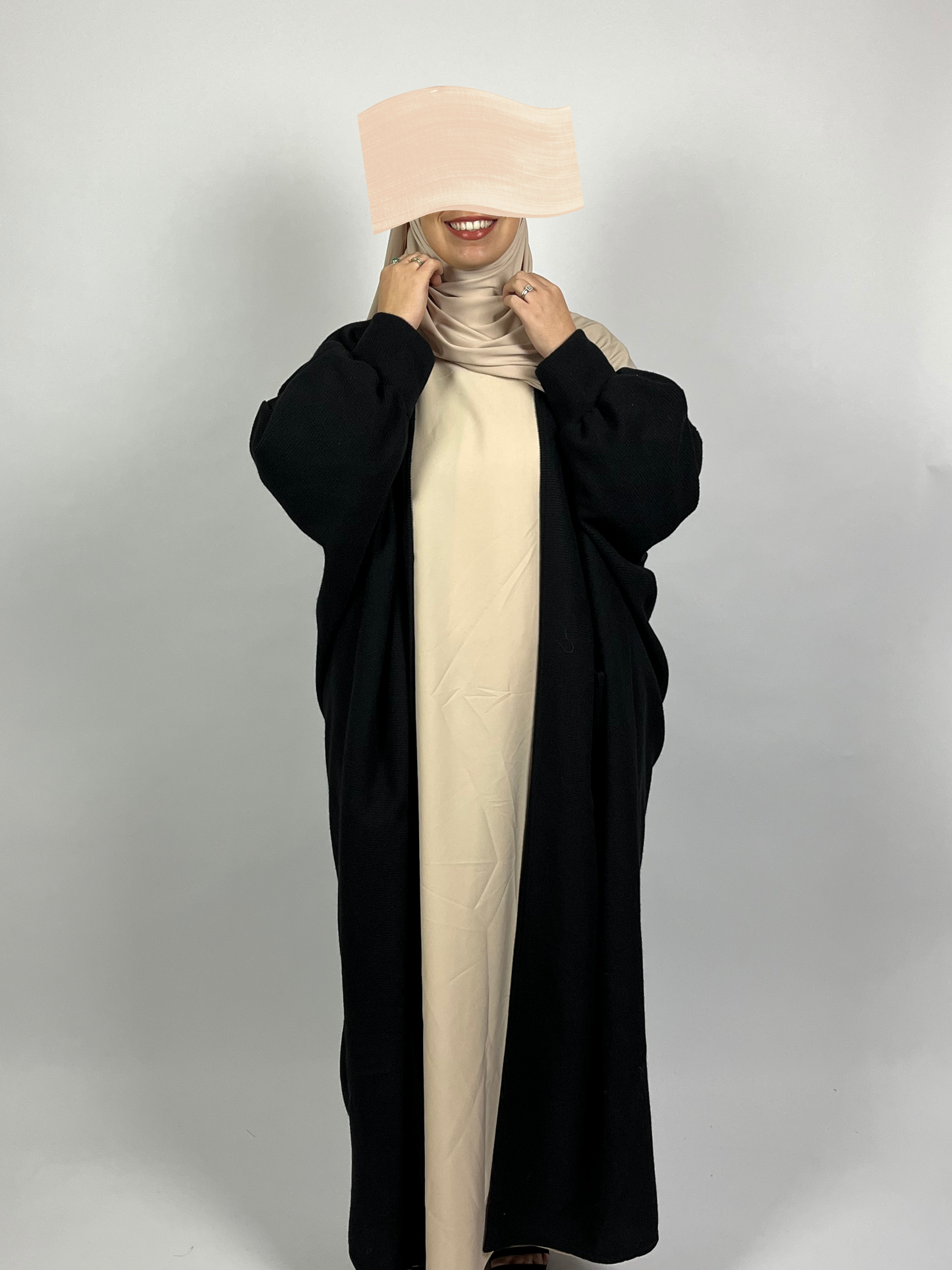 Abaya gilet Leïla noir