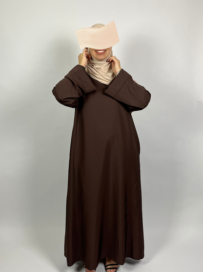 ABAYA NADIA MARRON