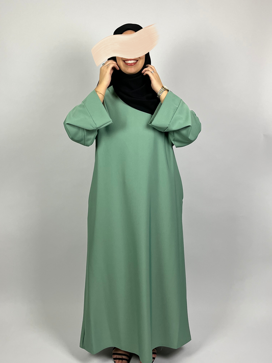 ABAYA NADIA VERT