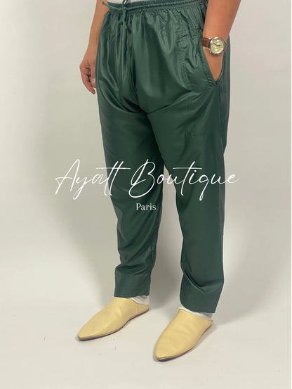 QAMIS KARIM VERT (AVEC PANTALON) Ayattboutique