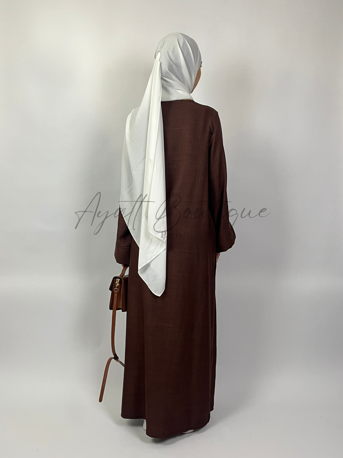 ABAYA JOULIA MARRON Ayattboutique