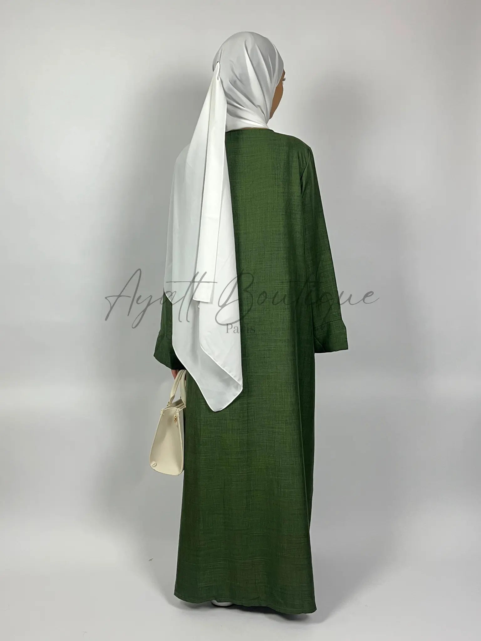 ABAYA JOULIA VERT Ayattboutique