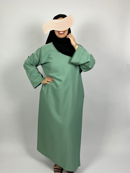 ABAYA NADIA VERT