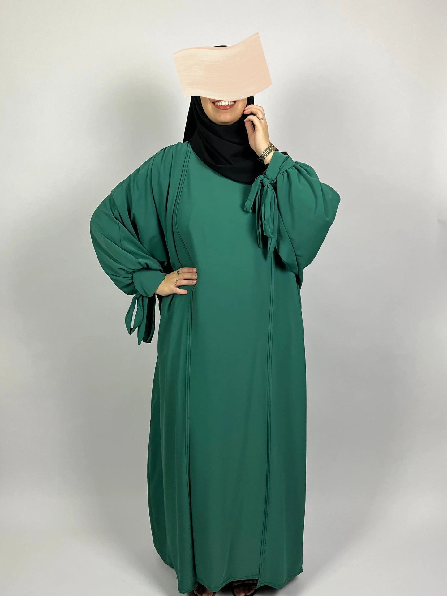 Abaya Deux Pièces - Abaya en Soie - Ayattboutique