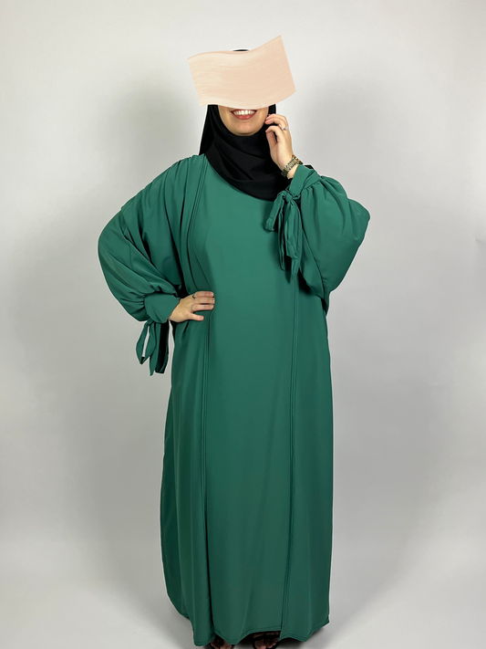 ABAYA 2 PIÈCES NAÏLA VERT