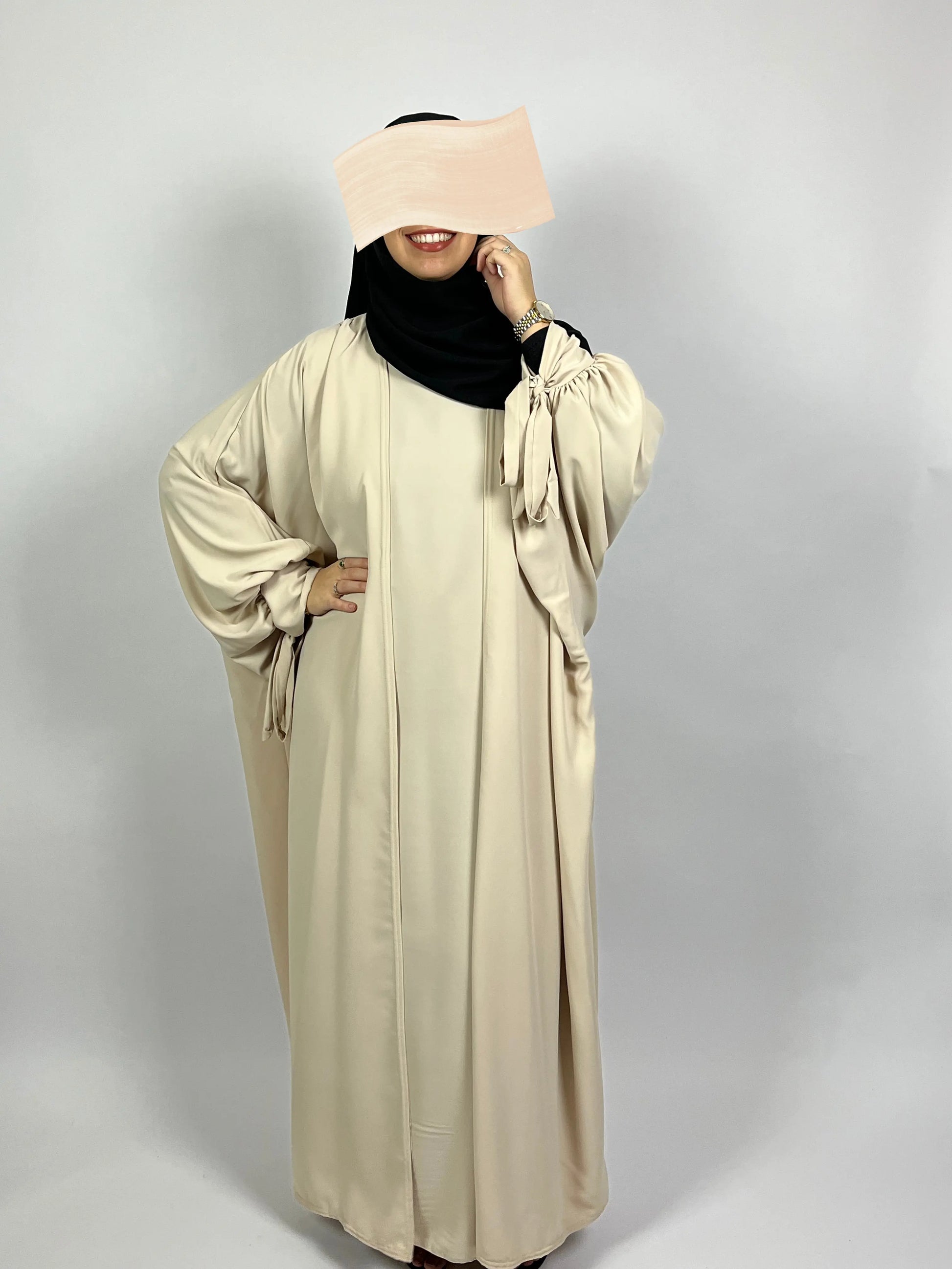 Abaya Élégante en Soie - Abaya Naïla - Ayattboutique