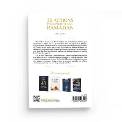 Actions Spirituelles Ramadan - Guide Pratique Ramadan - Ayattboutique