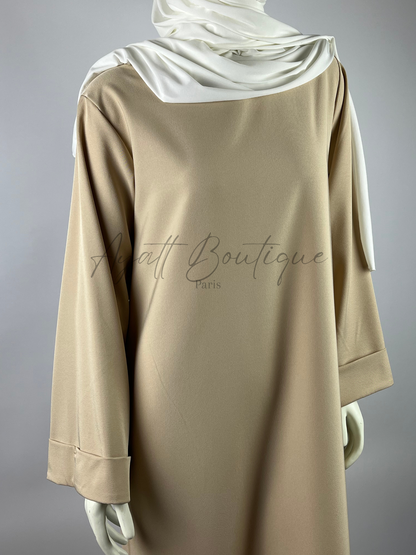 ABAYA MERIEM BEIGE Ayattboutique