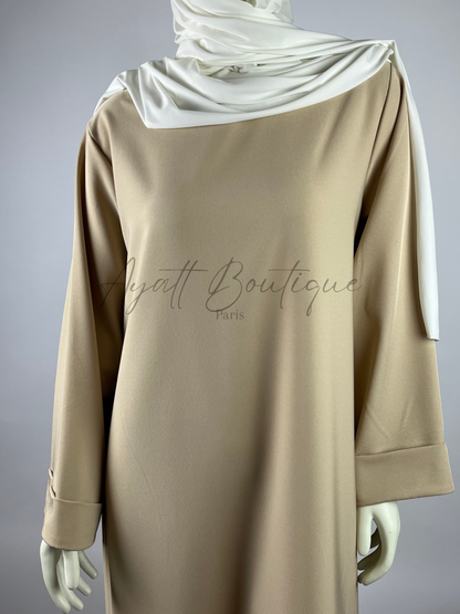 ABAYA MERIEM BEIGE