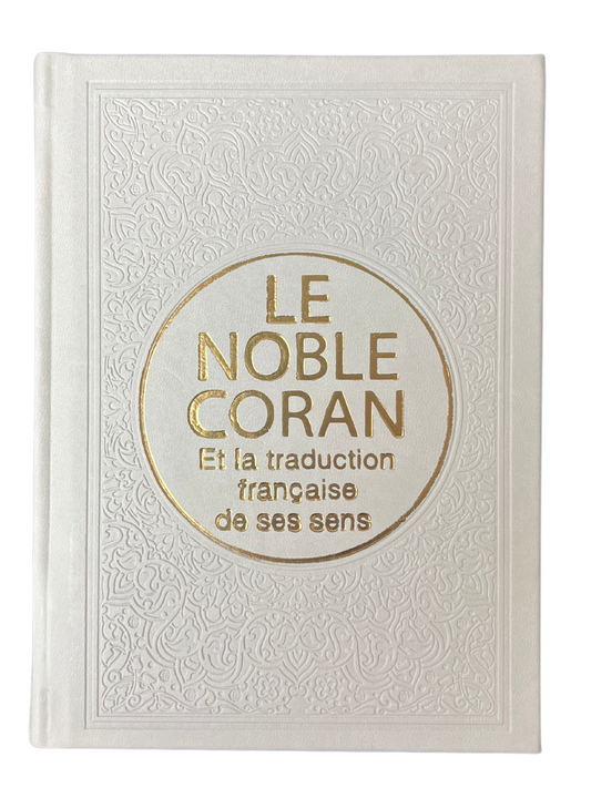 Le Noble Coran Blanc avec Traduction Française - Ayattboutique