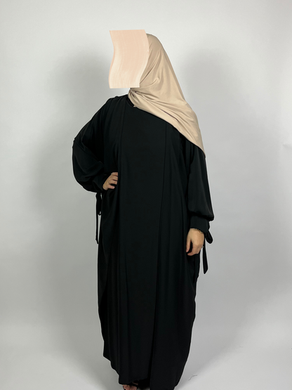 ABAYA 2 PIÈCES NAÏLA NOIR