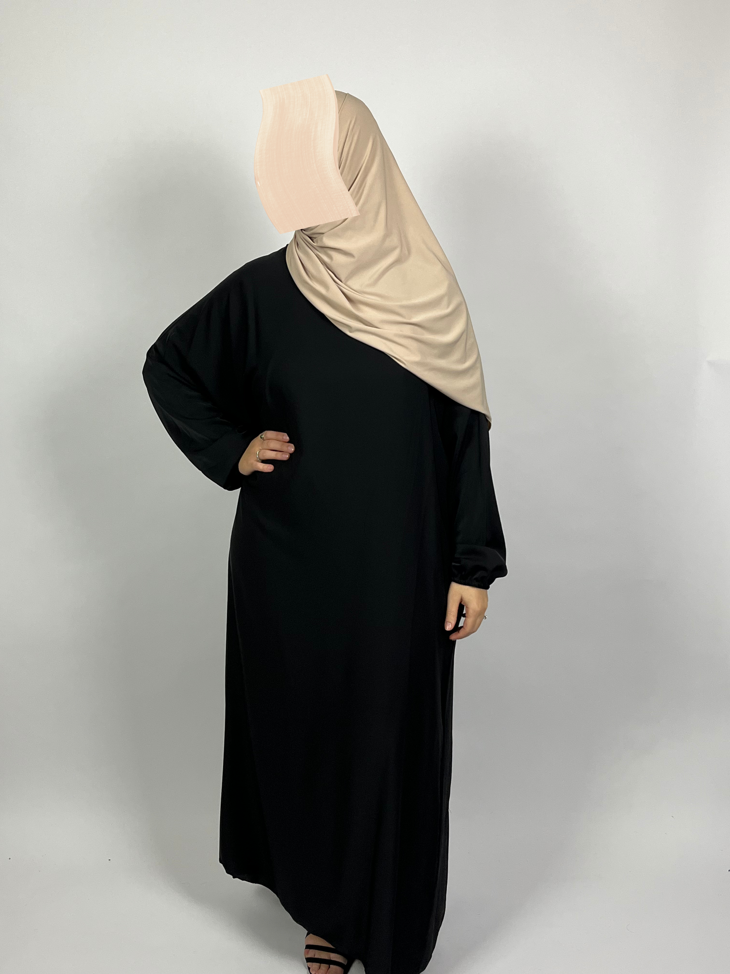 ABAYA HAFSA NOIR Ayattboutique