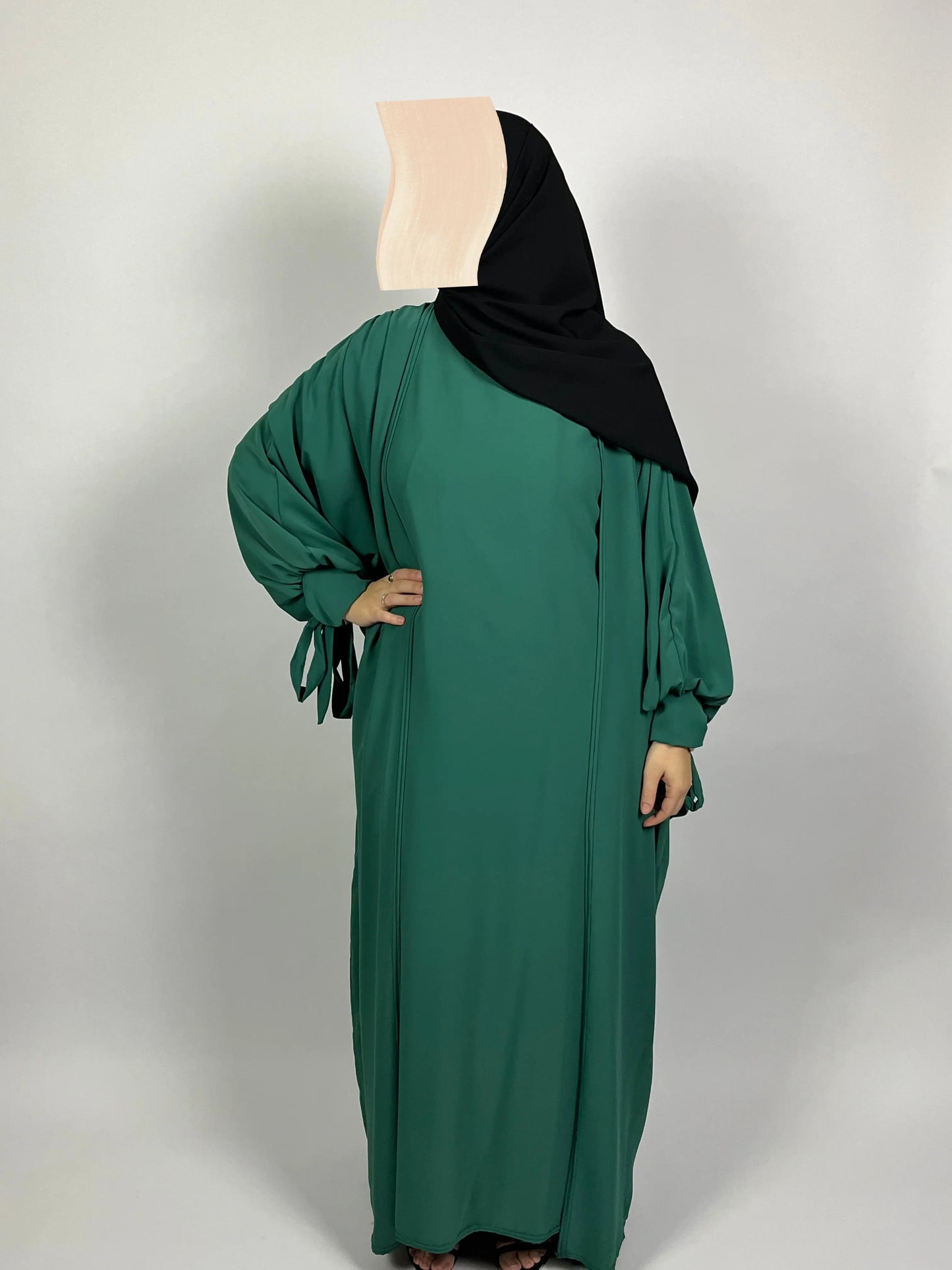 Abaya Deux Pièces - Abaya en Soie - Ayattboutique