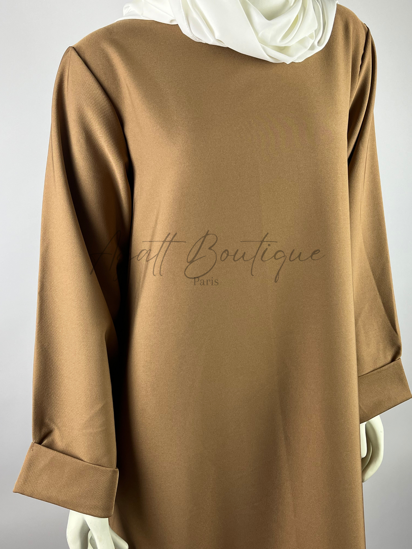 ABAYA MERIEM CARAMEL Ayattboutique