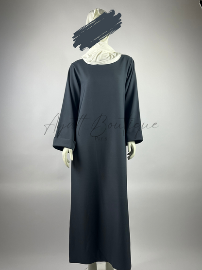 ABAYA MERIEM GRIS Ayattboutique