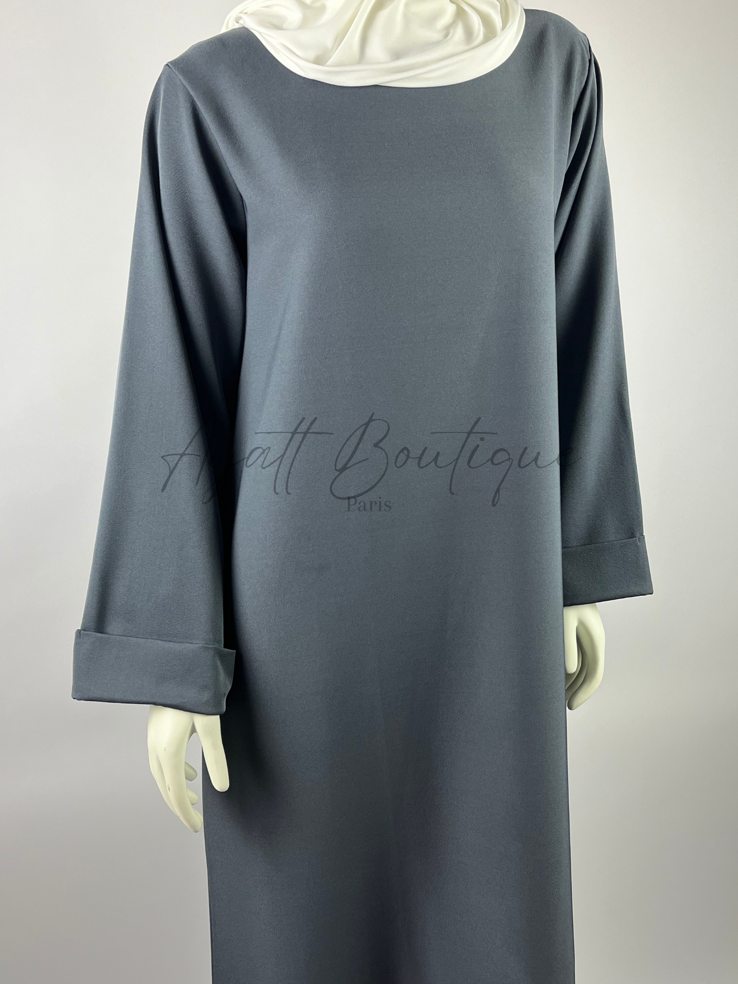 ABAYA MERIEM GRIS Ayattboutique