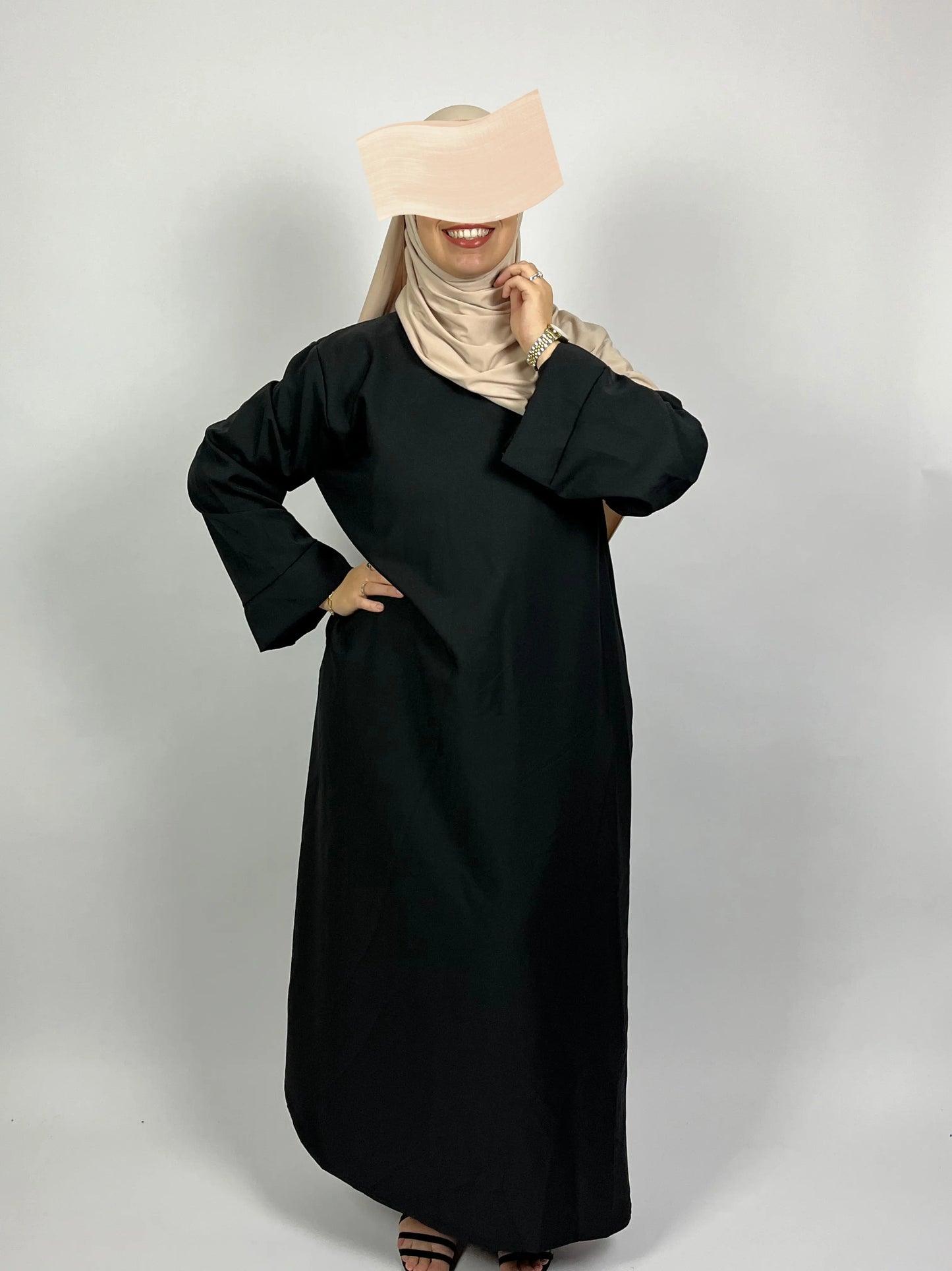 ABAYA NADIA NOIR Ayattboutique