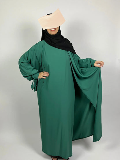 Abaya Deux Pièces - Abaya en Soie - Ayattboutique