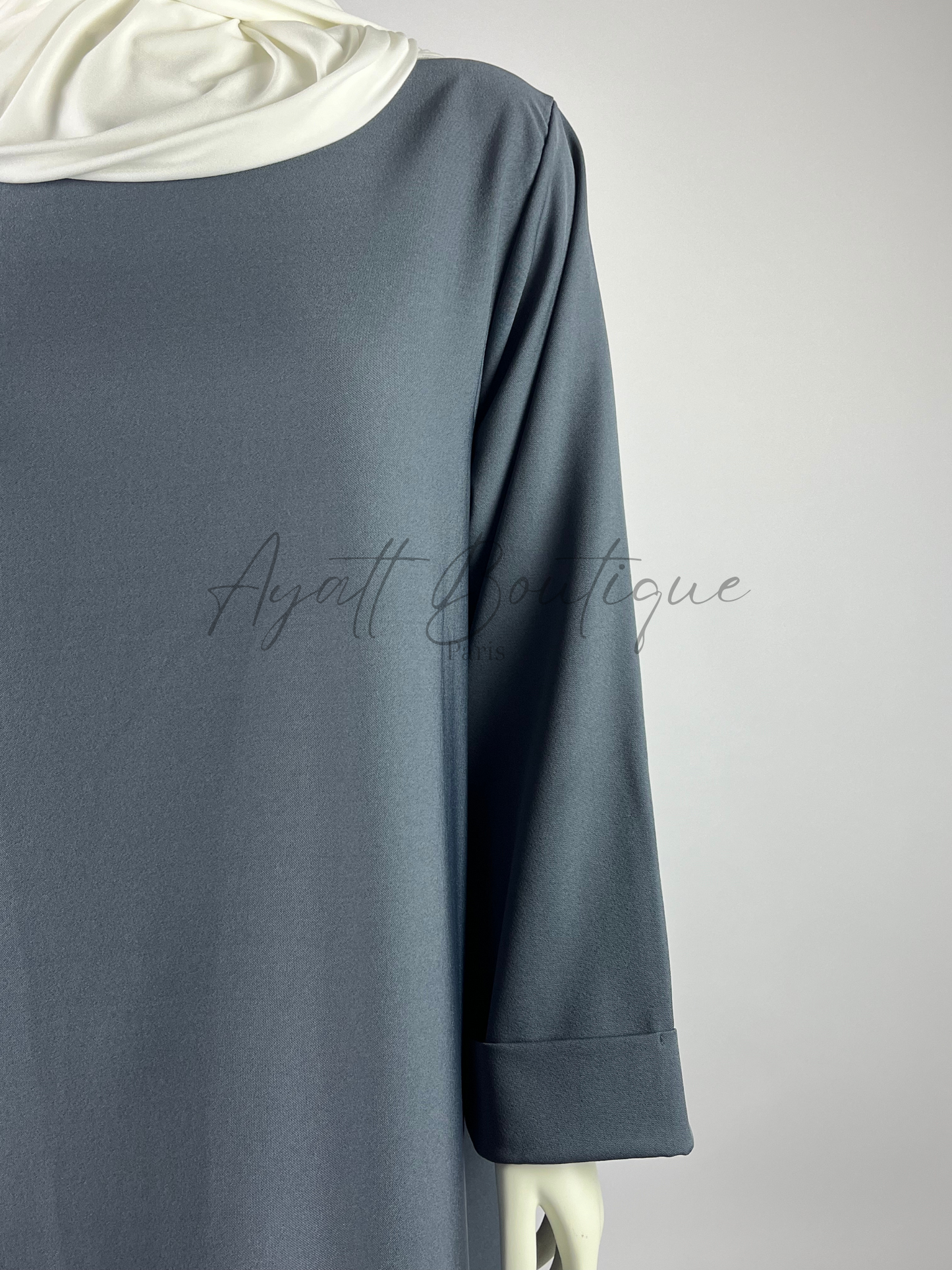 ABAYA MERIEM GRIS Ayattboutique