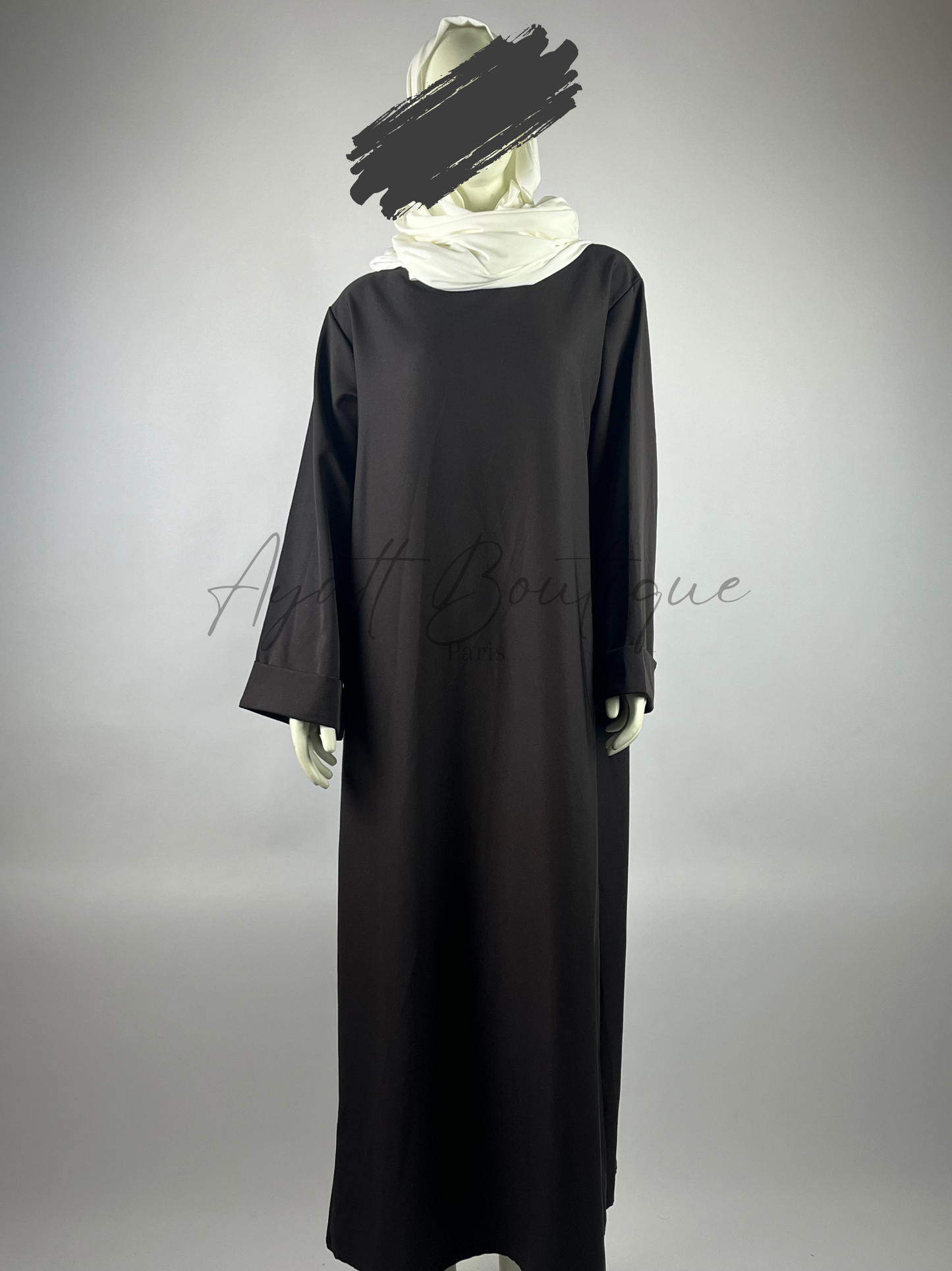 ABAYA MERIEM MARRON