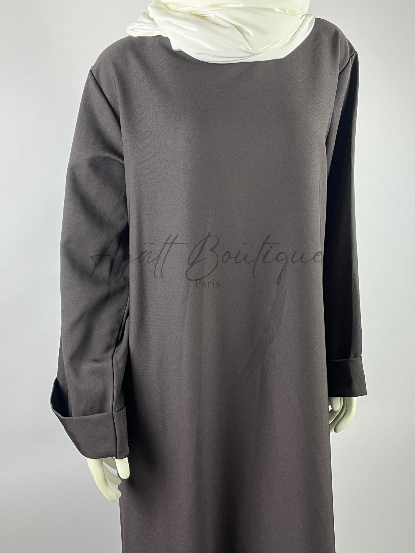 ABAYA MERIEM MARRON