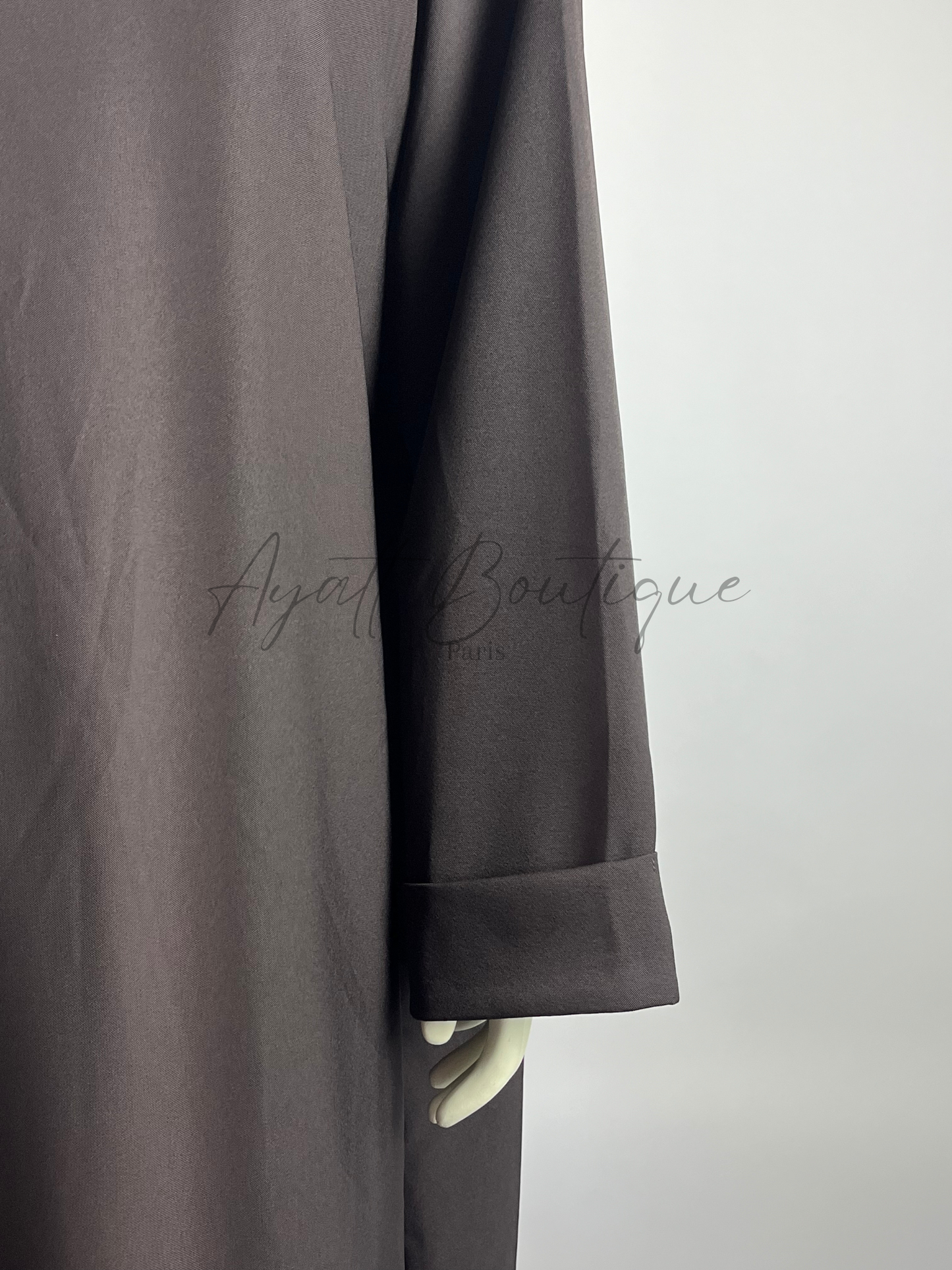 ABAYA MERIEM MARRON Ayattboutique