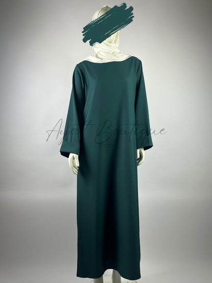 ABAYA MERIEM VERT Ayattboutique