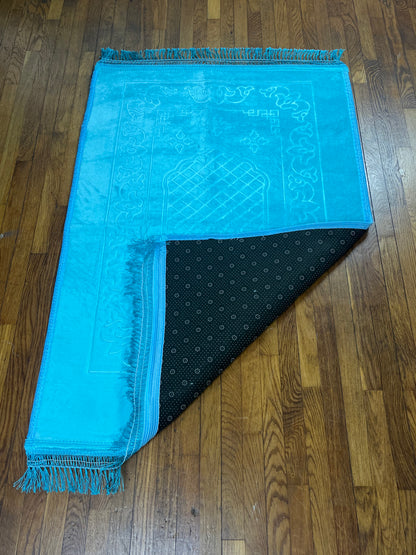 Tapis de prière turquoise