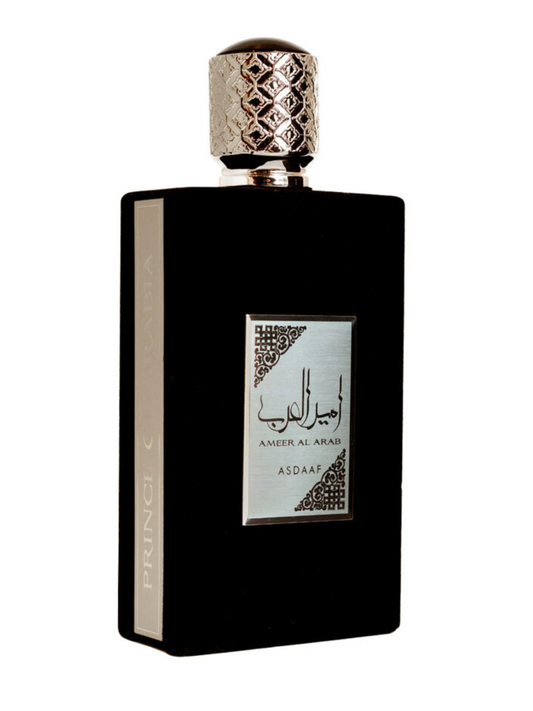 Eau de Parfum Asdaaf Ameer Al Arab 100ml | Parfum Boisé et Épicé pour Homme - Ayattboutique