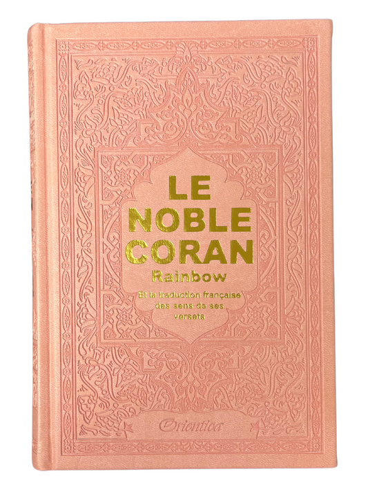 Le Noble Coran Rose - Édition Rainbow avec Traduction Française - Ayattboutique