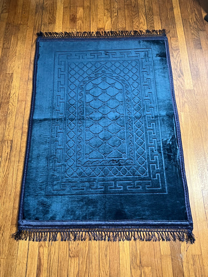 Tapis de prière bleu Ayattboutique