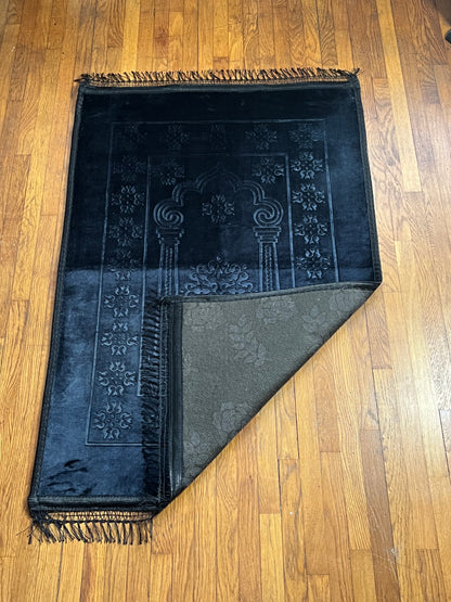 Tapis de prière noir Ayattboutique