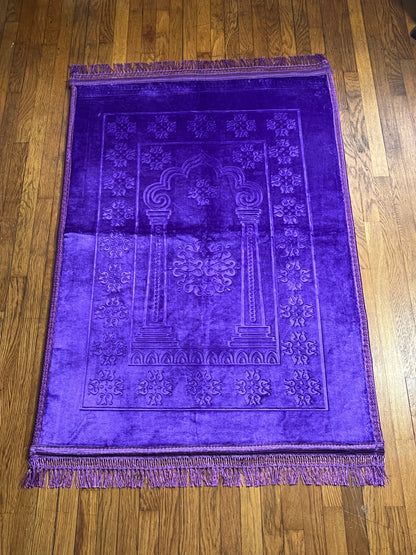 Tapis de prière violet