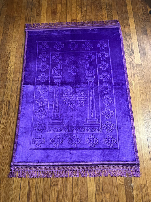 Tapis de prière violet Ayattboutique