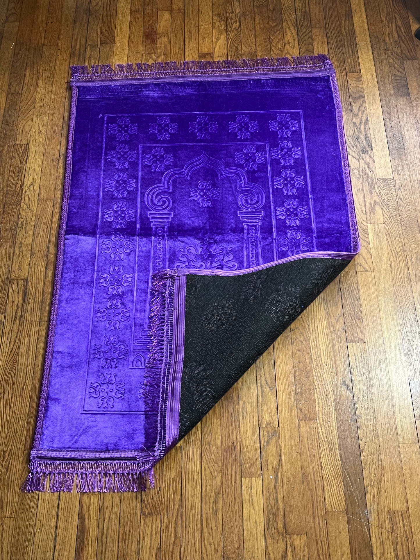 Tapis de prière violet