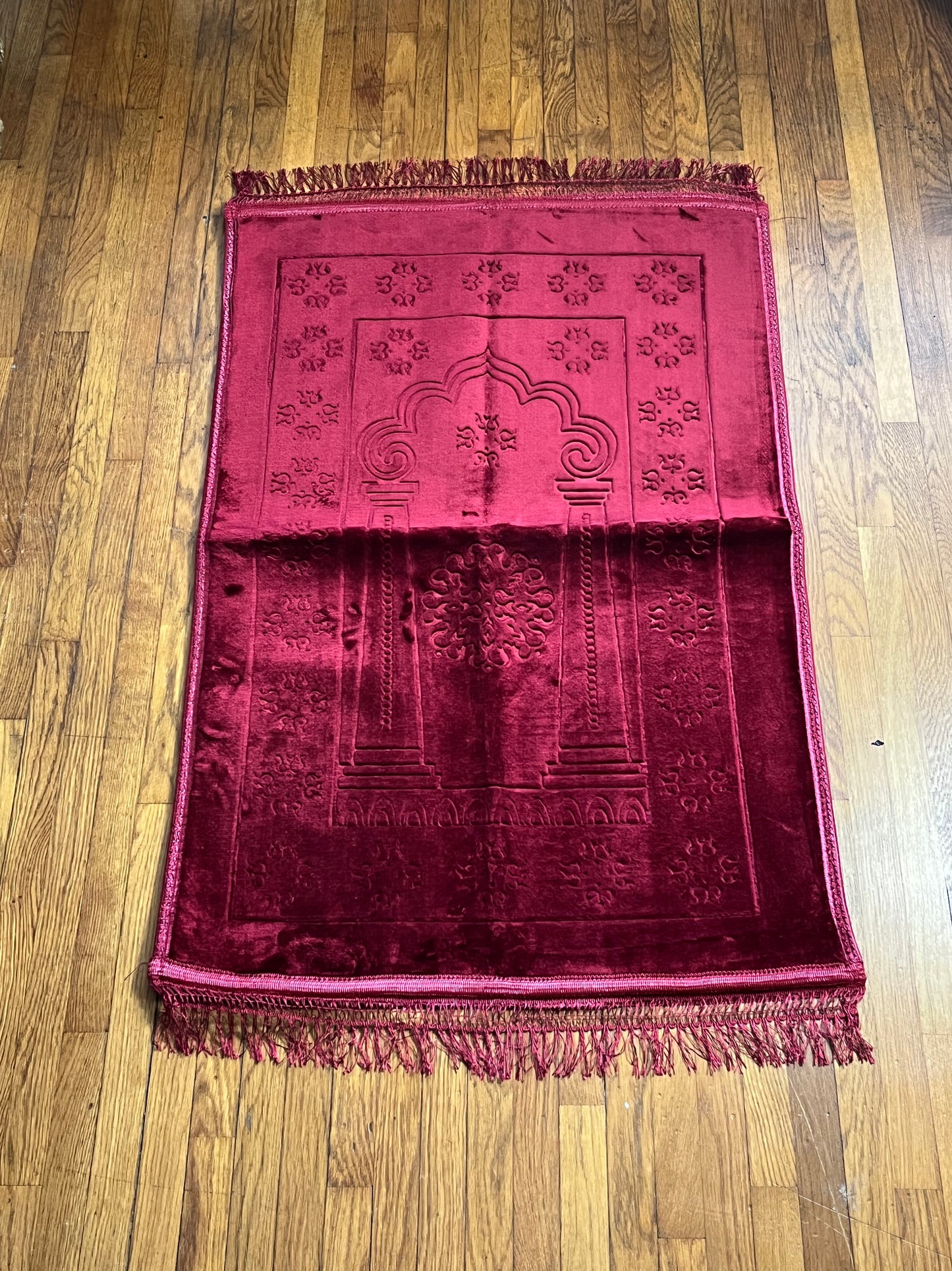 Tapis de prière rouge Ayattboutique