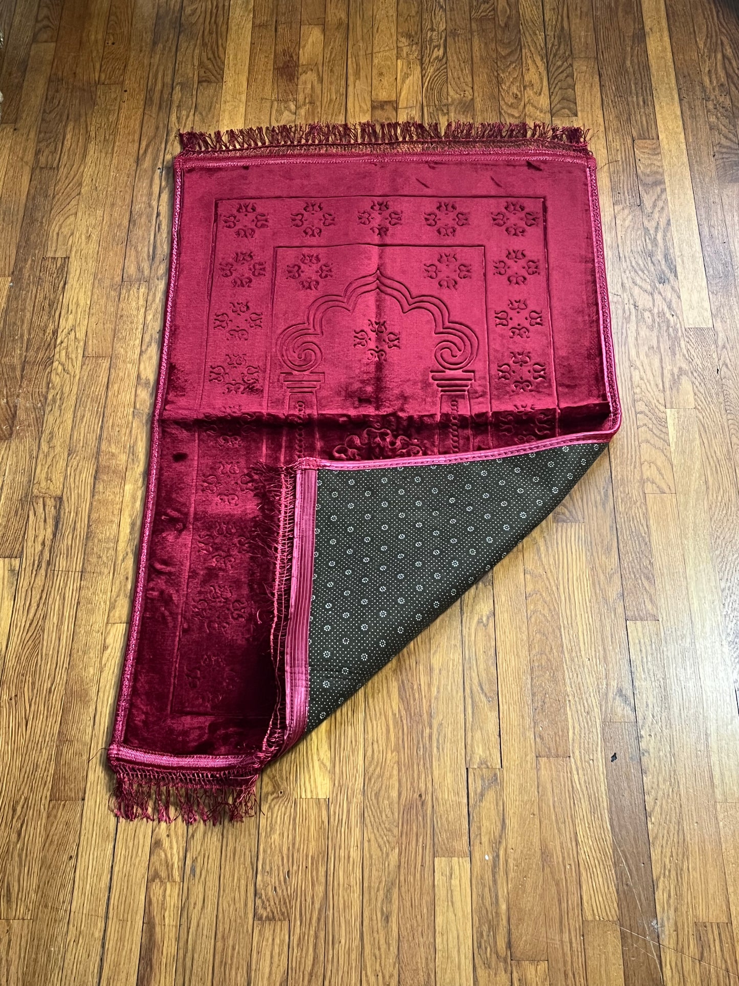 Tapis de prière rouge Ayattboutique